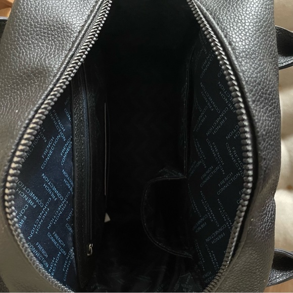 SOLD / French Connection Faux Leather Backpack - Picture 3 of 4